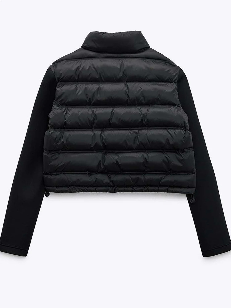 HWL Lightweight Waterproof Parka Bodywarmer Women Spliced Black Short Coat Spring Bomber Jacket For 240821