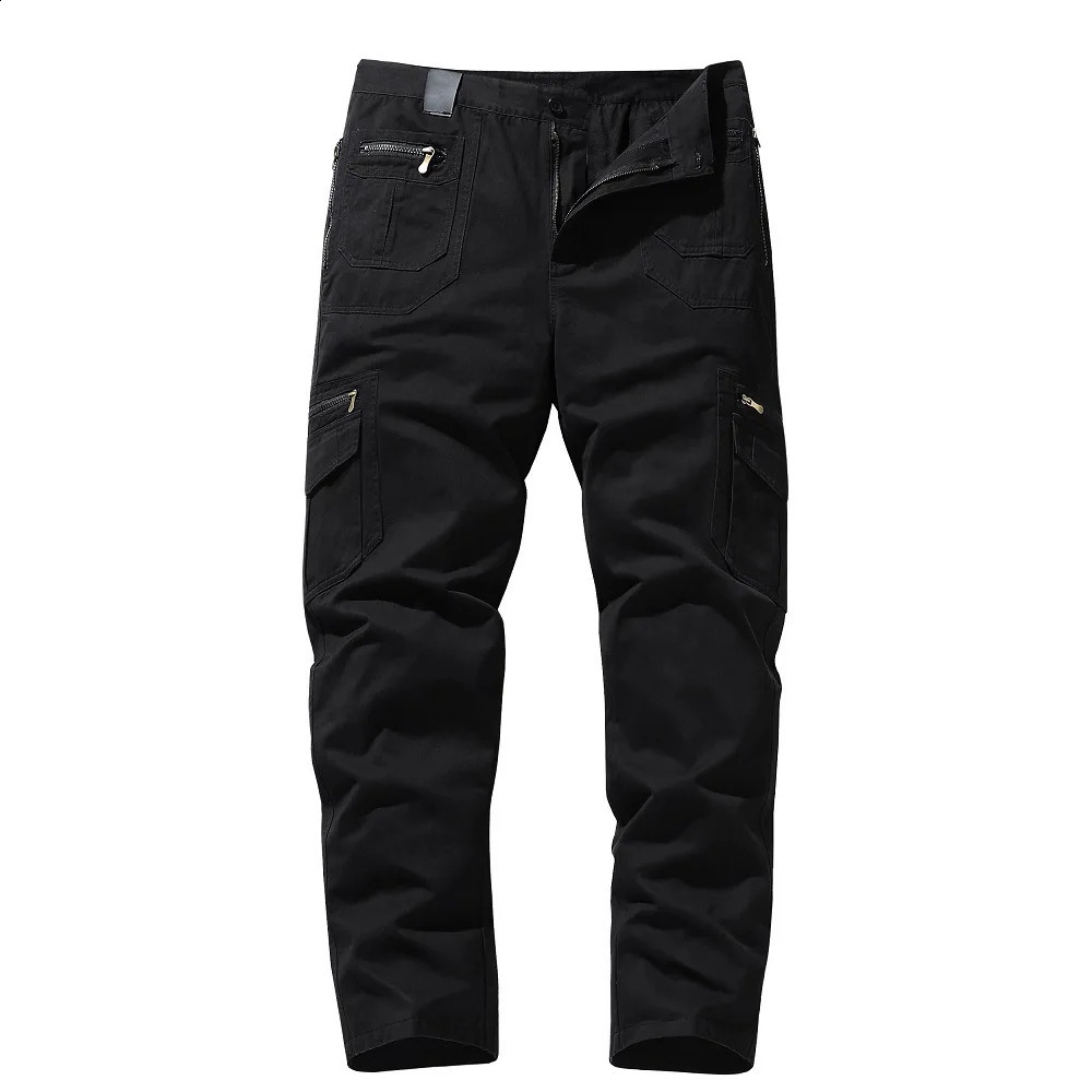 Outdoor tactical work pants suitable for mens loose casual oversized American functional wearresistant training 240821