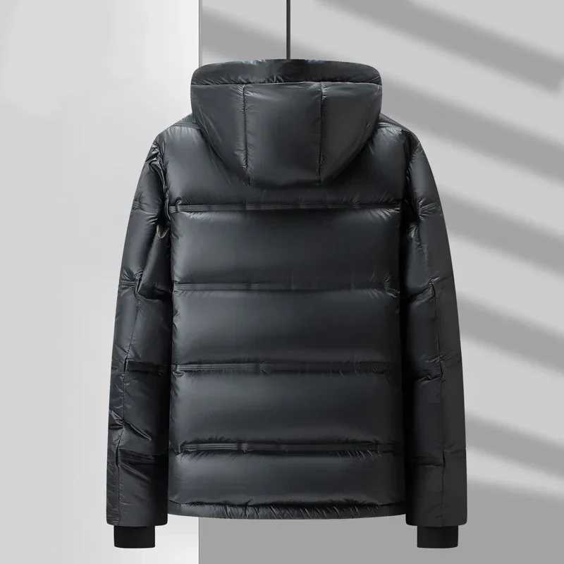 Puffer jacket Hooded Down Jacket for Mens Winter Short Windproof Cold Resistant and Thickened Warm Jacket M240821