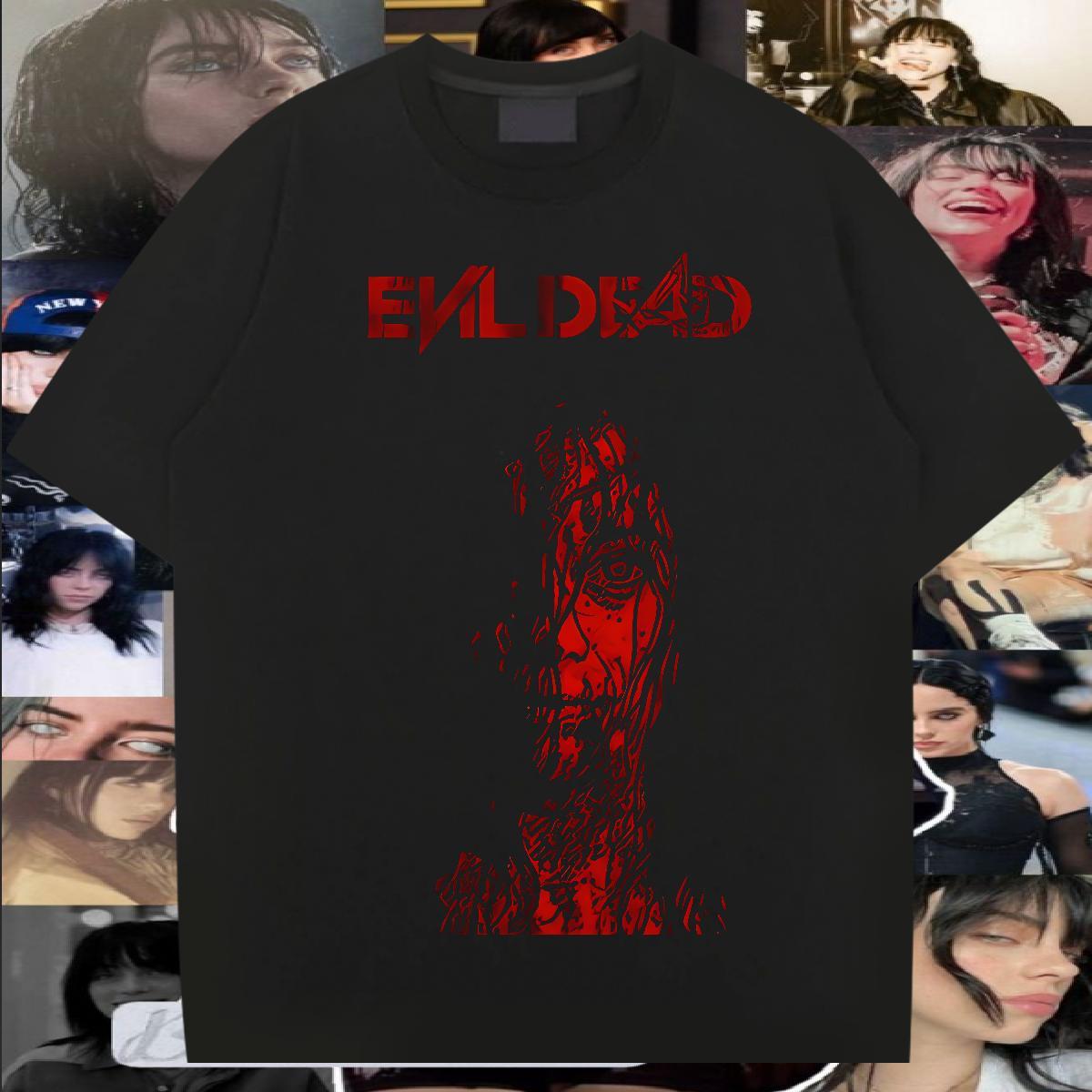 Fashion Designer scary Men Tshirts 230g Pure Cotton Mens T Shirts Custom Big Size Hip Hop Street O Neck Short Sleeves High Quality Top Tees