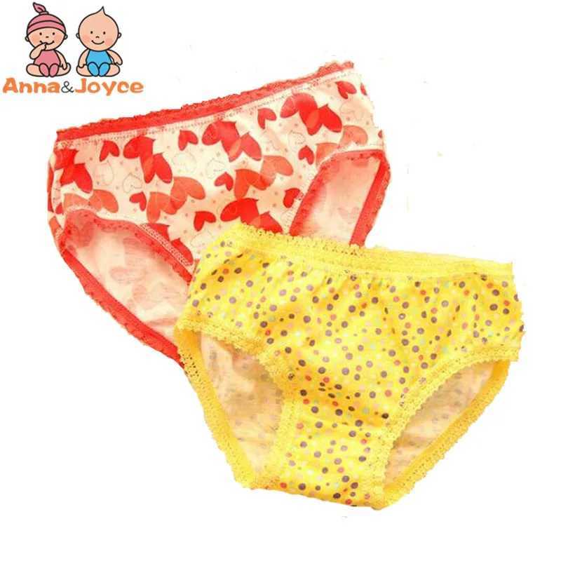 5Pcs Baby Kids Underwear Girls Cotton Panties Girls Briefs 1-12 Years Y240821