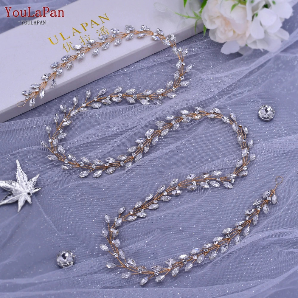 YouLaPan Bohemian Bridal Hair Accessories Crystal Headpiece Headband Wedding Tiara Jewelry Headwear HP394 240813