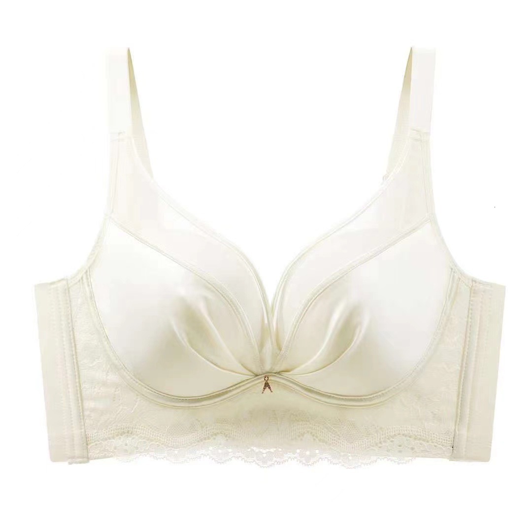 Small chest, big gathering adjustment type, gathered and paired breasts, anti sagging underwear, female sexy lace bra 2024 new item dongdumaoyi