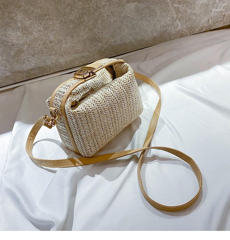 2025S designer Women Straw Crossbody - Casual Shoulder Bag for Summer handbag shoulder women crossbody bag