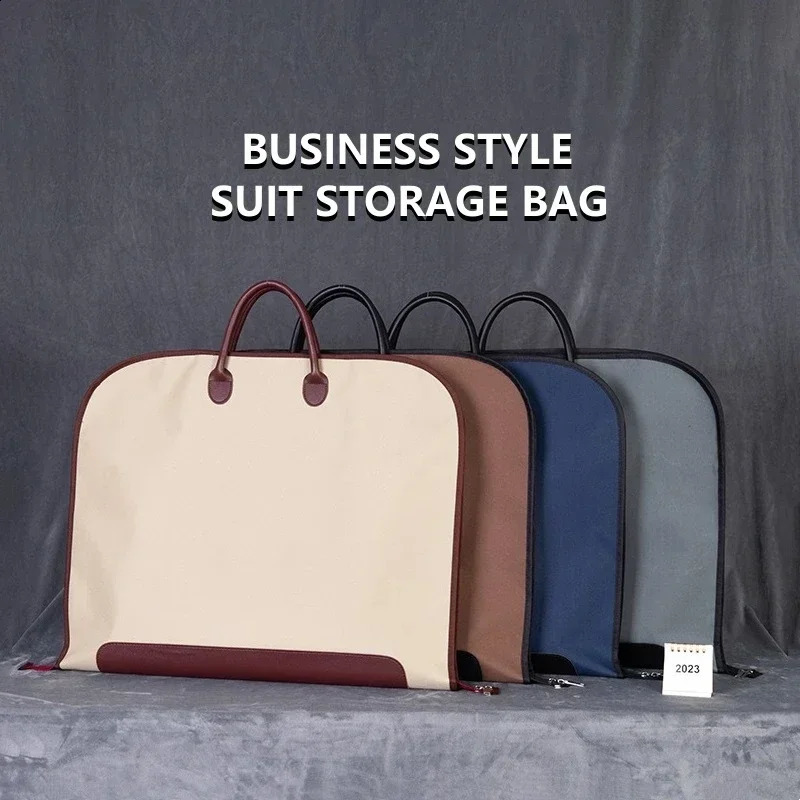Premium Suit Cover Bag Waterproof Garment Bag with Handle Protective Cover for Clothes Suit Case Dustproof Clothes Organizer 240820