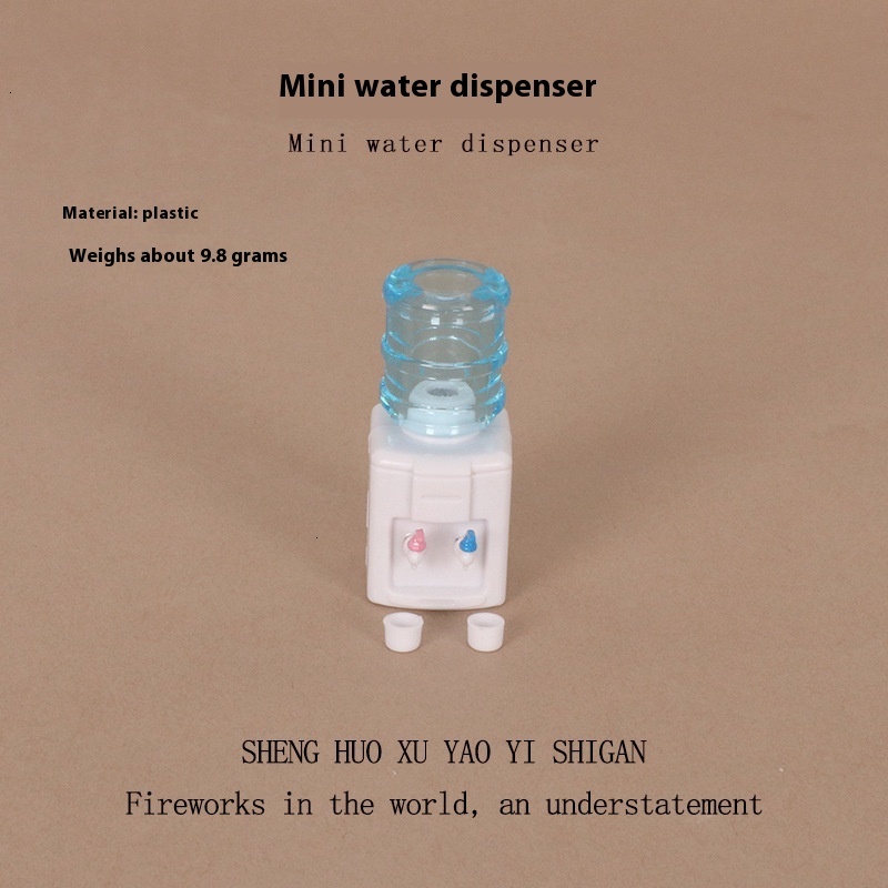 DIY Mini Water Dispenser Doll Micro Landscape Doll House Home Decoration Ornament Creative Plastic Crafts