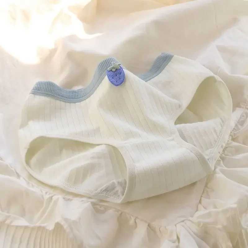 5PCS Kids Solid Antibacterial Panties for Girls Cotton Soft Cute Briefs 3+y Young Child Underwears Baby Thin Breathable Knickers Y240821