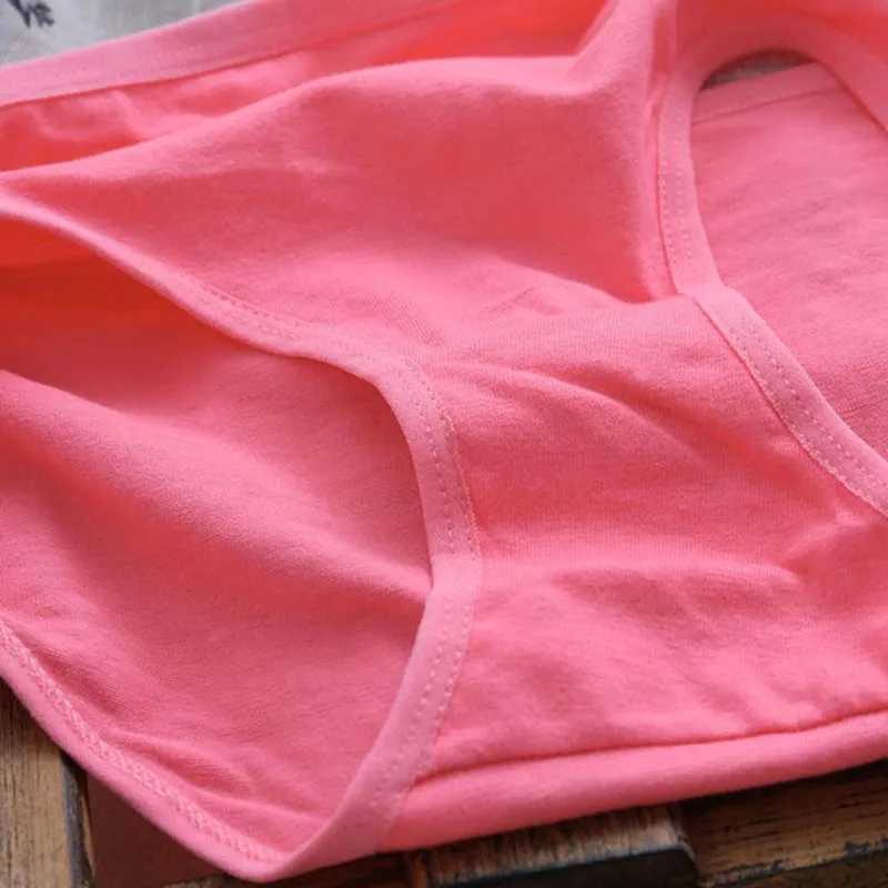 4Pcs/Lot Teenage Panties 10-14Years Underwear Children Cotton Kids Girls Solid Color Sport Colorful Y240821