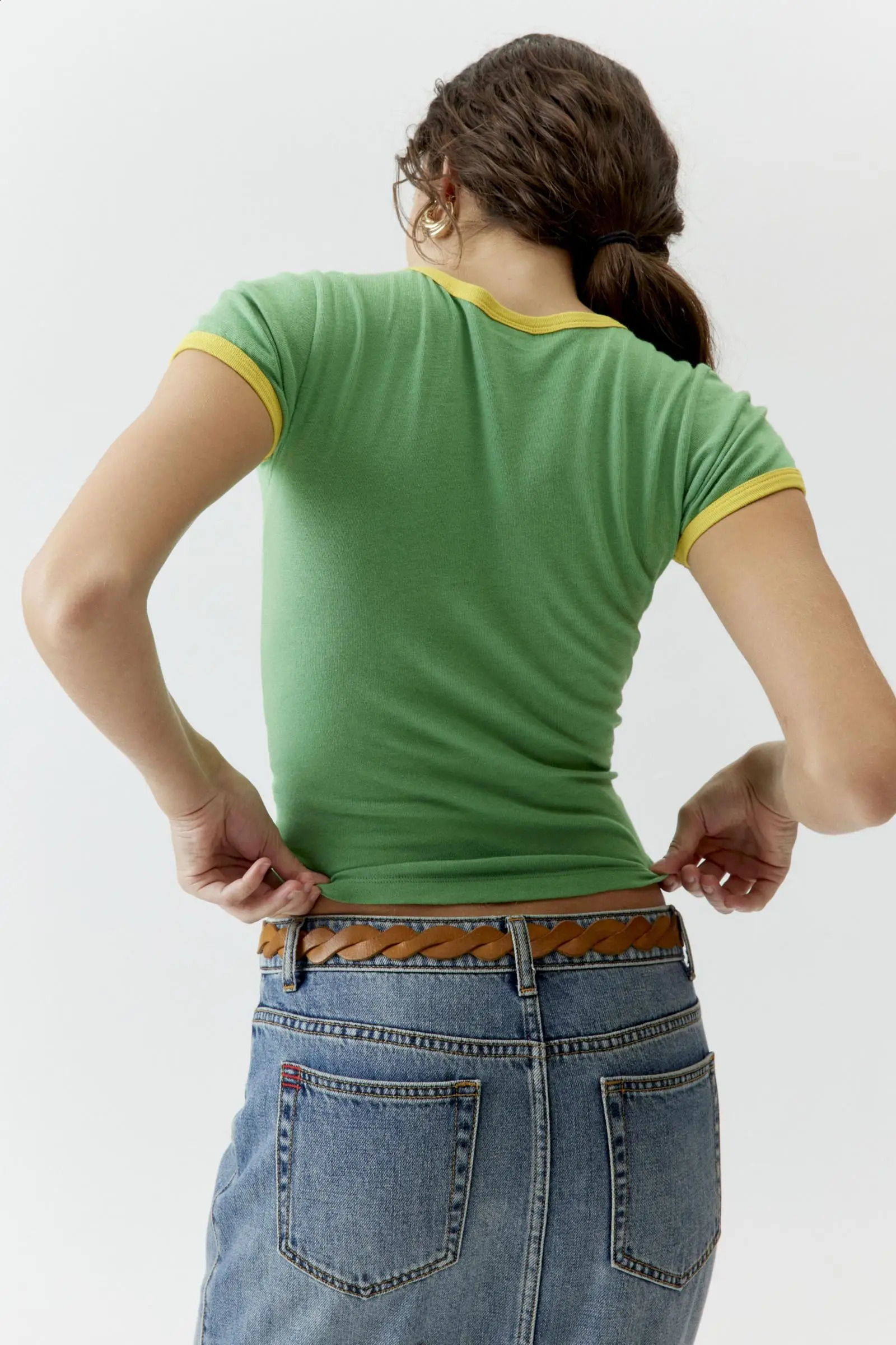 Y2k Brazilian Top Summer Womens Aesthetic Baby T-shirt Gothic Retro Letter Print Casual Short sleeved T-shirt 240820