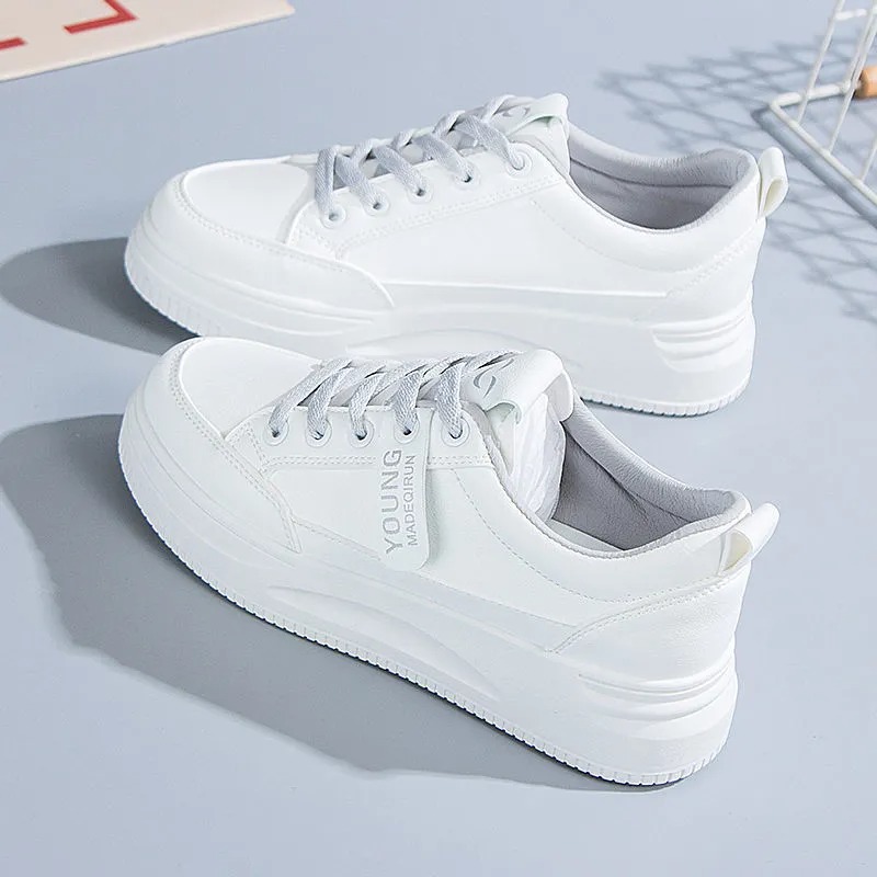 Little White Shoes Women's New Running Shoes Instagram Trendy Women's Shoes Korean Edition Female Student Leisure Sports Shoes Fashion Board