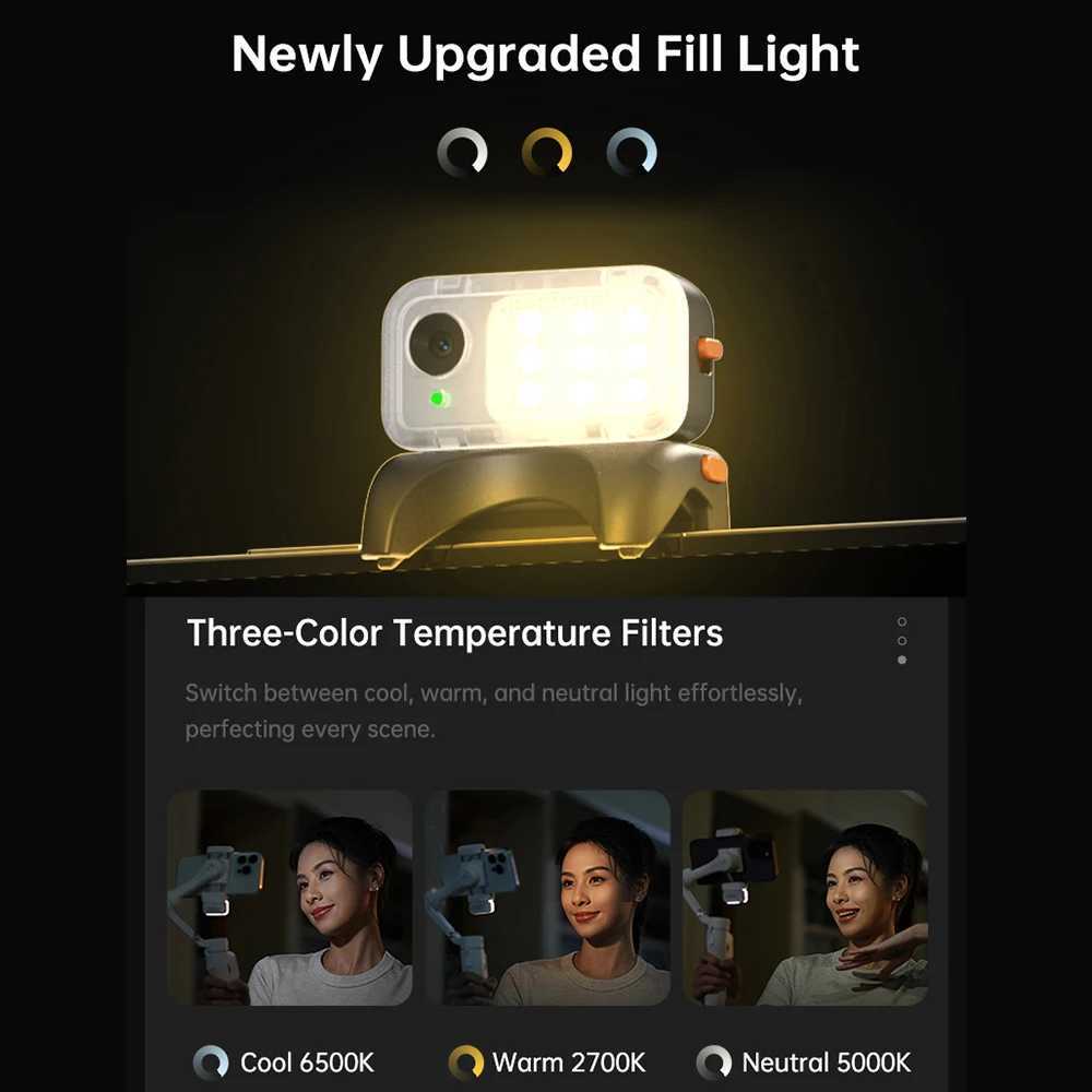 Stabilizers hohem iSteady V3 Extendable 3-Axis Smartphone Gimbal Stabilizer Foldable Phone Vlog Gimbal AI Tracking Gesture Control for Phone CL240821 