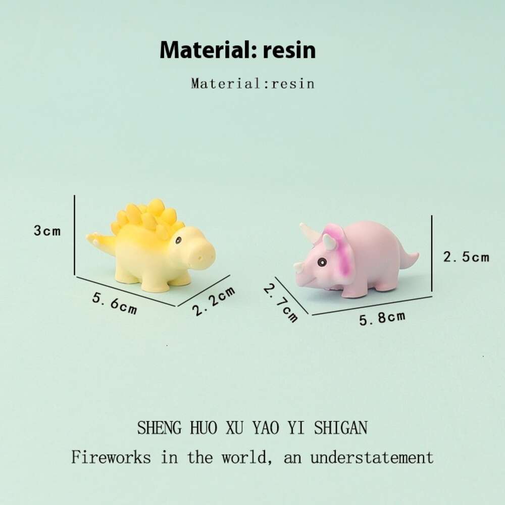 Mini Instagram Cute Cartoon Dinosaur Moss Micro Landscape Gardening Landscape Pottery Small Ornament DIY Home Decoration