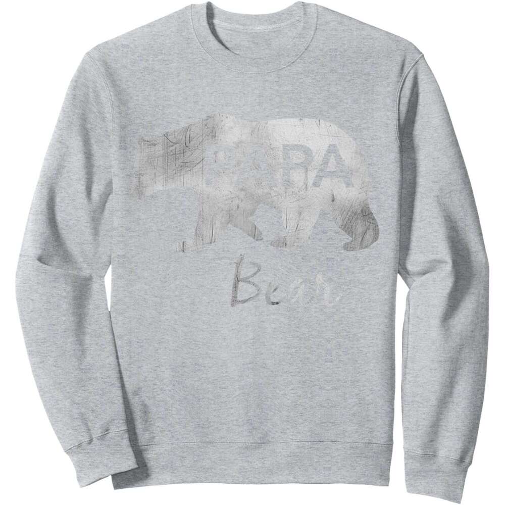 Long Sleeve Shirts for Men sweatshirt Papa Bear Great Gift For Dad, Father, Grandpa Sweatshirt T shirt Tee Streetwear Casual tops clothes