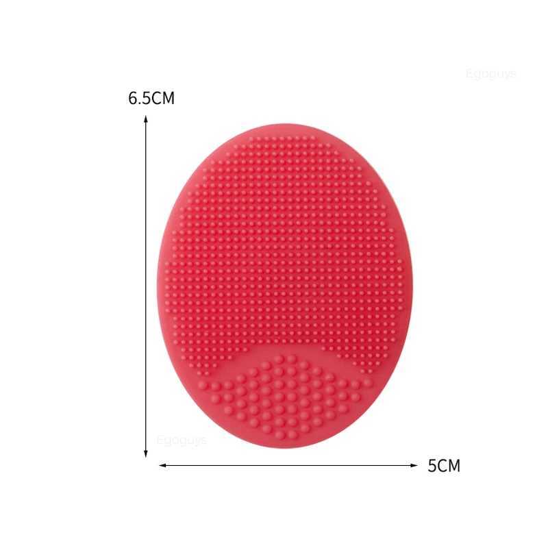 1PC Silicone Cleaning Brush Gel Washing Pad Exfoliating Blackhead Remover Facial Deep Cleansing Face Brushes Baby Bath Massager Y240821