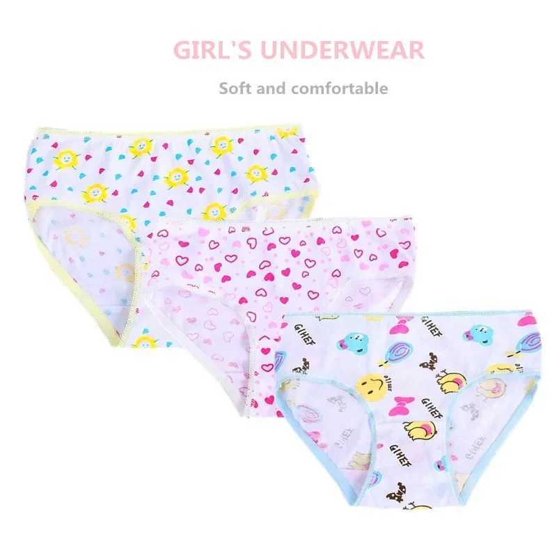 12pcs/Lot Girls Underwear Briefs Panties Baby Kids Pants Short Children Princesses 2-12Year Y240821