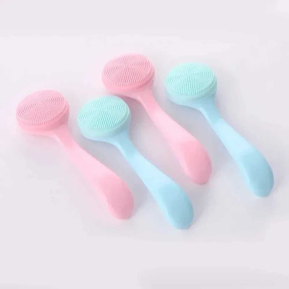 Soft Silicone Facial Cleansing Brush Facial Wash Face Scrub Deep Clean Brush Face Massage Clean Brush Beauty Skin Care Tools Y240821