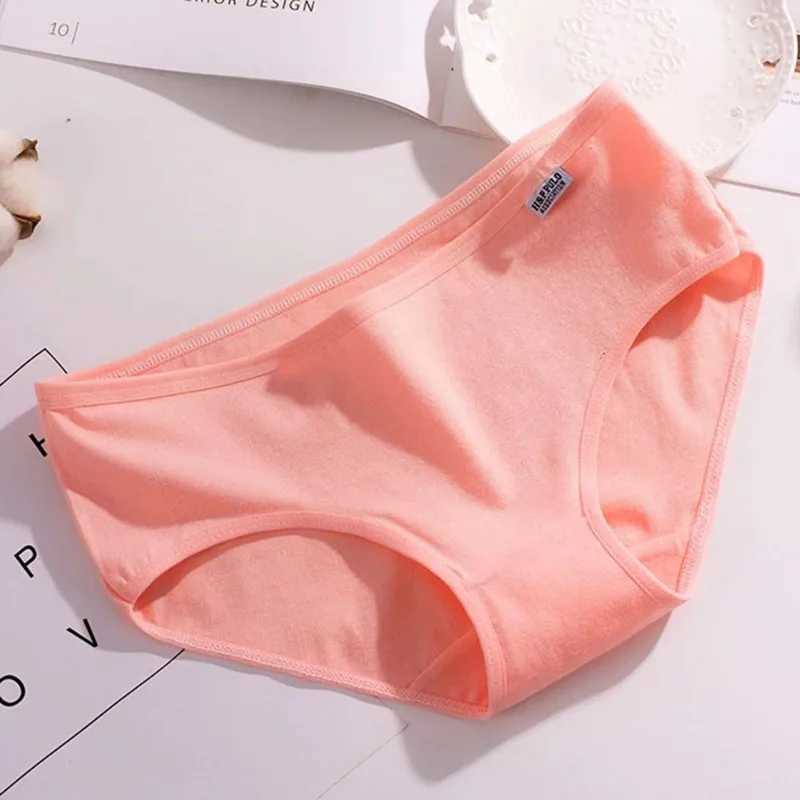 4Pcs/Lot Teenage Panties 10-14Years Underwear Children Cotton Kids Girls Solid Color Sport Colorful Y240821