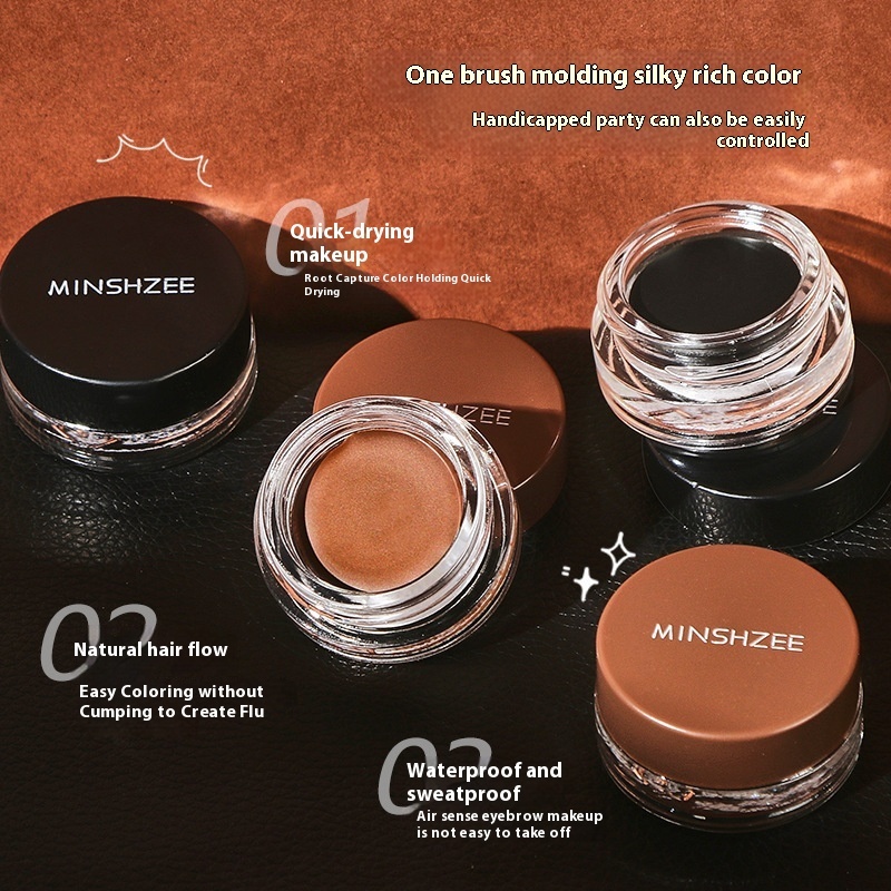 Silky Smooth Mingxizhi Eye Liner Gel - Moisture Lock Feature for All-Day Stay, Crease Resistance Design