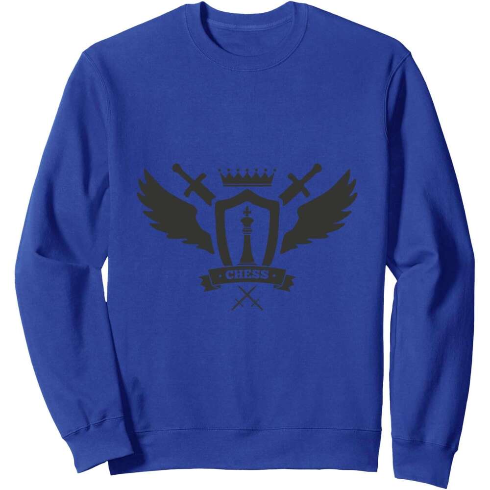 Long Sleeve Shirts for Men sweatshirt Chess The King In A Coat Orms & Wings Checkmate Sweatshirt T shirt Tee Streetwear Casual tops clothes