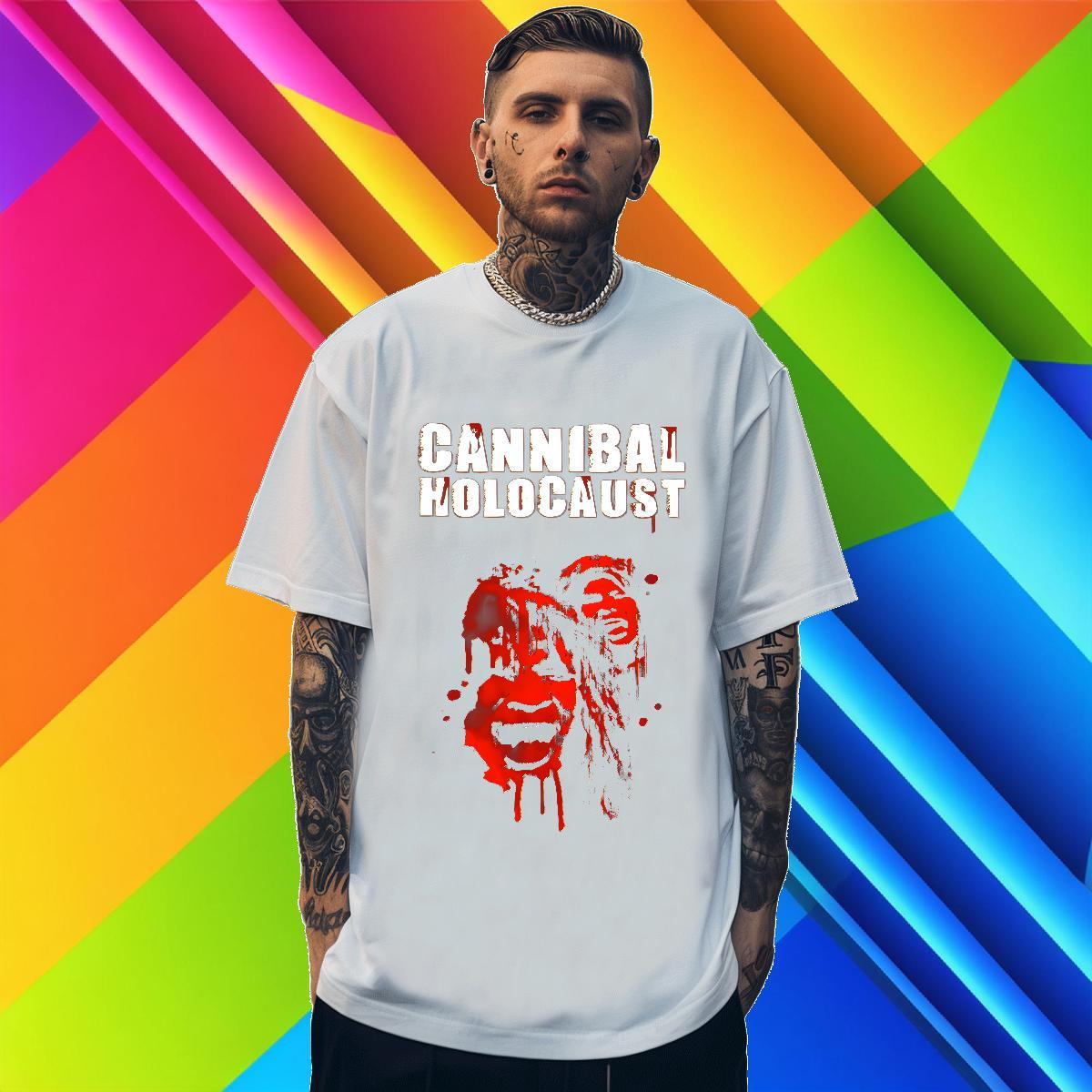 Customized Men Tops Tees 230g Cotton Casual Daily Wear Blody O Neck Short Sleeves T shirt Unisex Anime Clothings