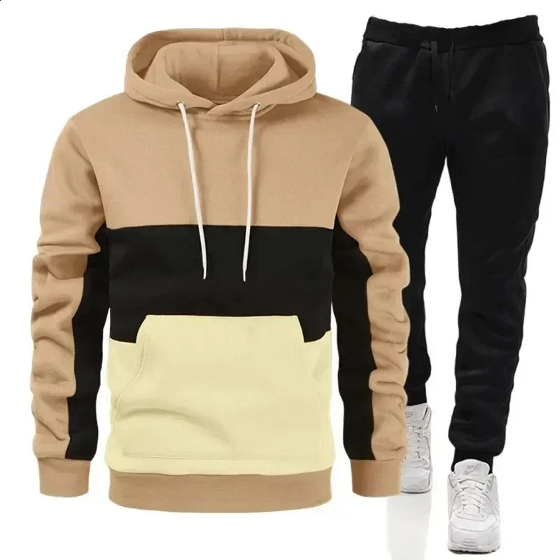 Mens Sweatshirt or Pants Casual Sportswear Patch High Quality 2 Pieces 240821