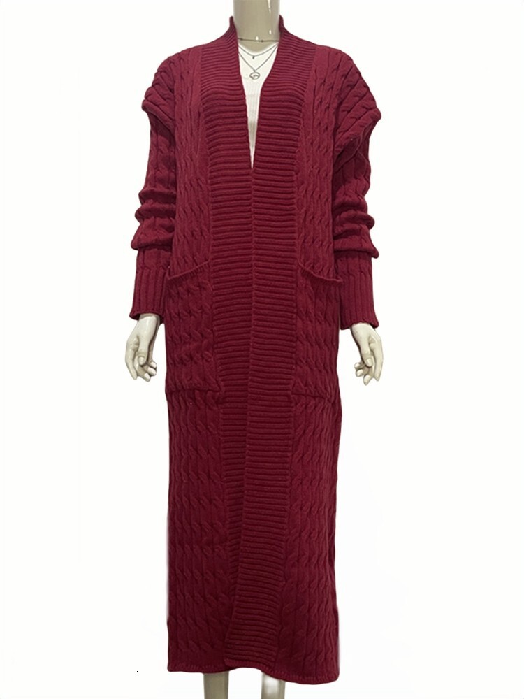 2024 Autumn/Winter New Women's Casual Long Sleeve Large Size Sweater Jacket