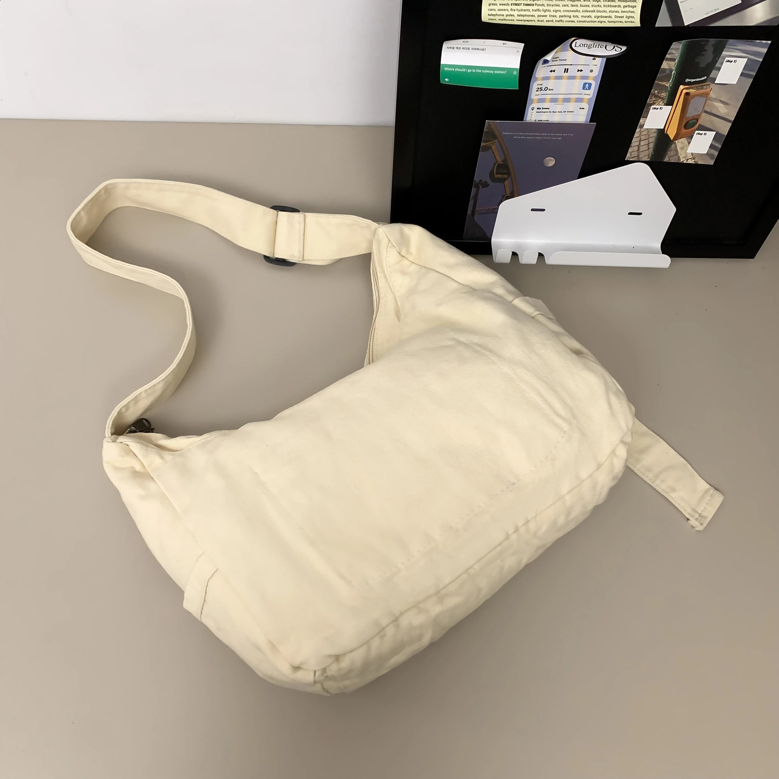 High Quality Canvas Shoulder Bags 100% Cotton Satchels Strong Crossbody Bags For Tooling Unisex Large Capacity Messenger Bags 240820