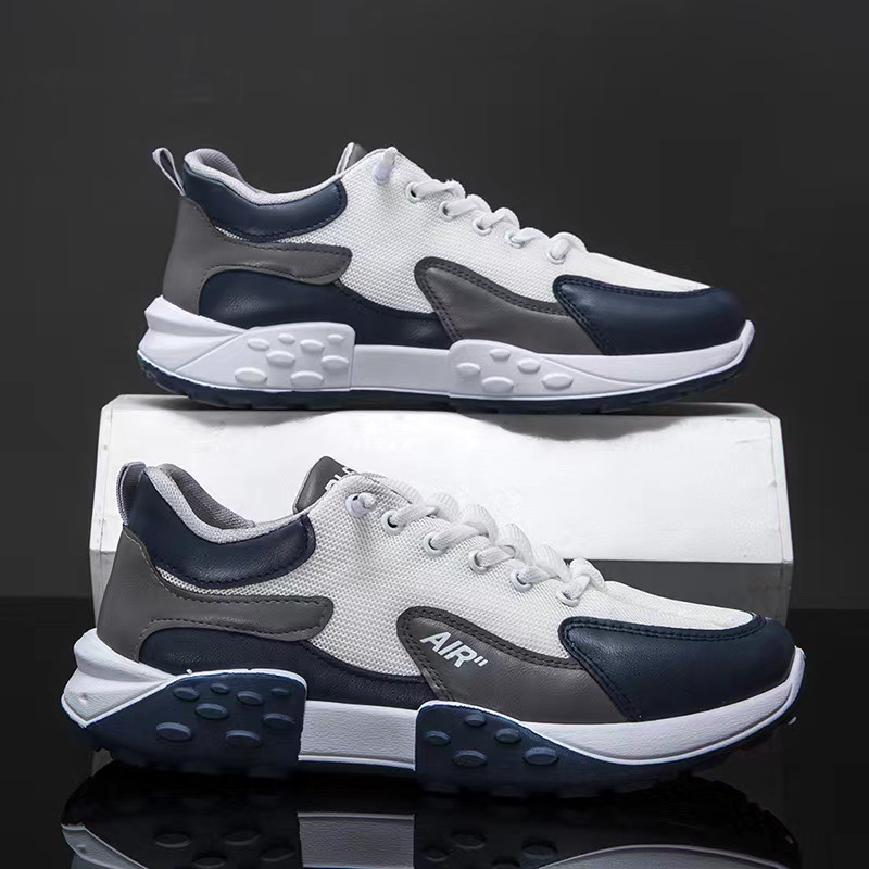 Men's low cut fashionable breathable running casual sports shoes