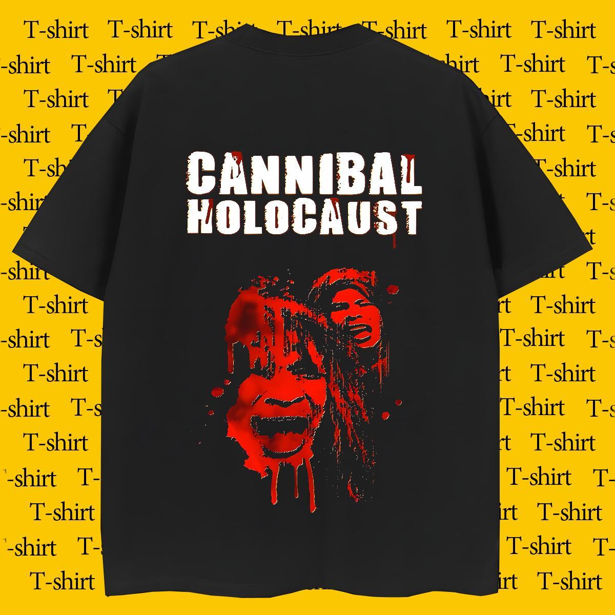 New Arrival Men Tops Tees 230g Cotton Beach Blody Breathable Short Sleeve T-Shirts for Men Comfortable Anime Print Tshirts