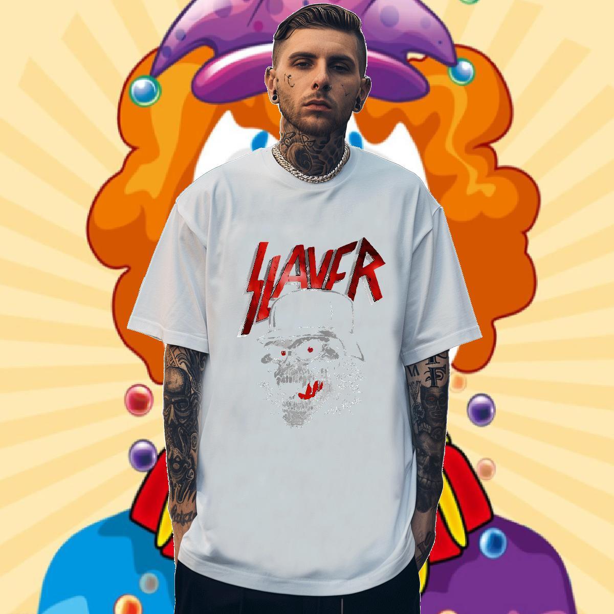 Classic Casual scary Men Tshirts 230g 100% Cotton T Shirt For Man Custom Print Plus Size Casual Daily Wear Breathable Short Sleeve TOP Quality Tops Te