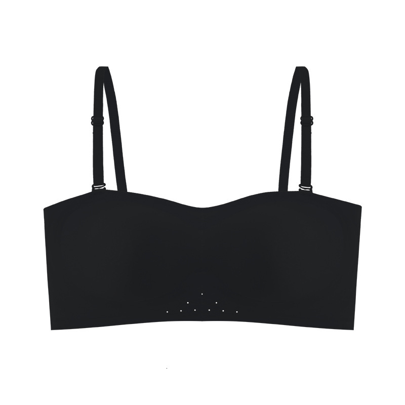 Strapless strapless lingerie for women's summer thin style with small breasts gathered together, non slip, steel ring, no trace, invisible beauti