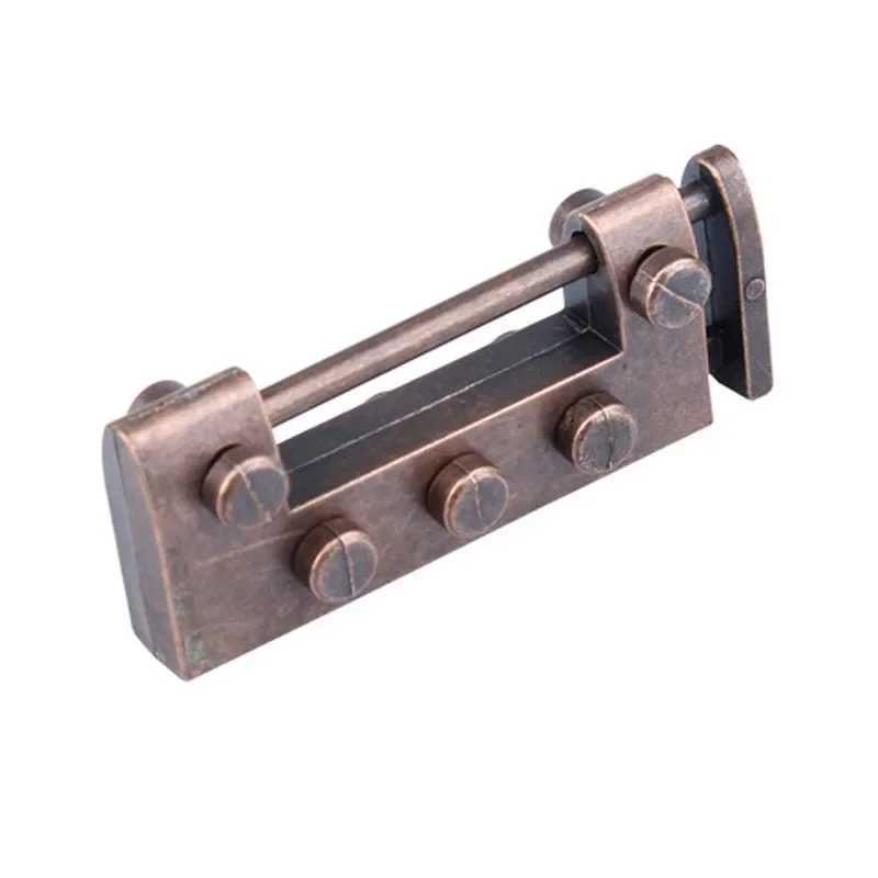 Antique Lock 3D Metal Adult Intelligence Maze Children Unlocking Toys Free shipping