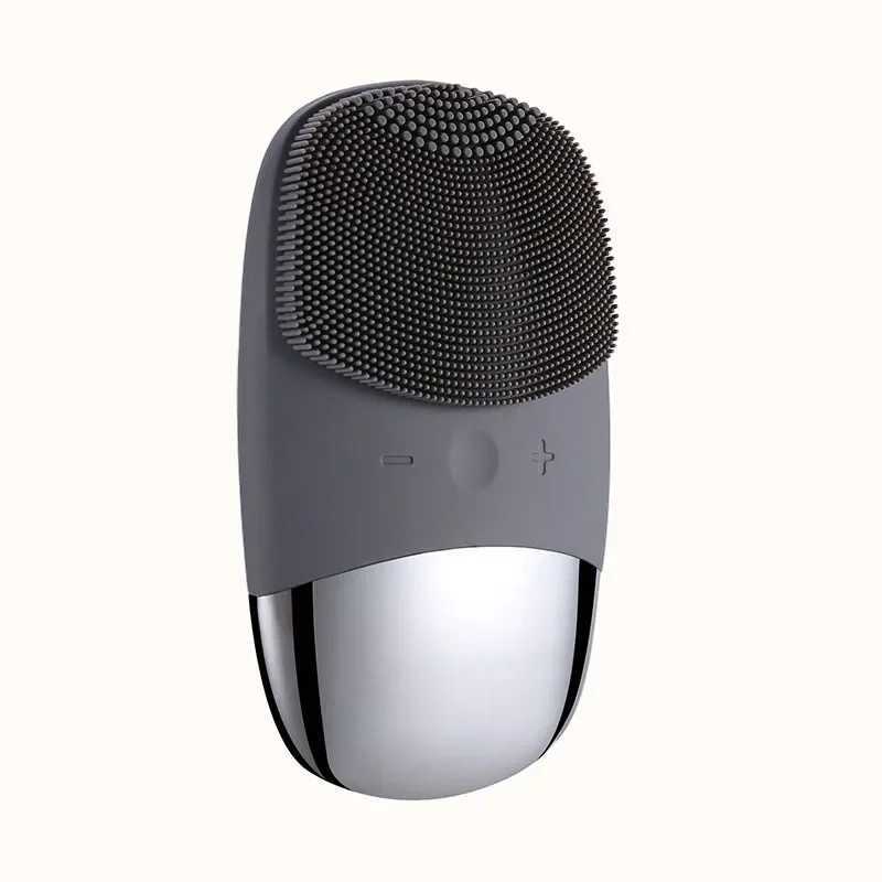 3in1 Silicone Facial Cleansing Brush Electric Face Clean Device Facial Massager Skin Cleaner Sonic Vibration Deep Pore Cleaning Y240821