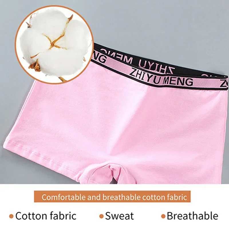 4Pcs/Lot Girls Boxer Briefs Panties Underwear Underpants Girl for Kids Children 8-14Y Y240821