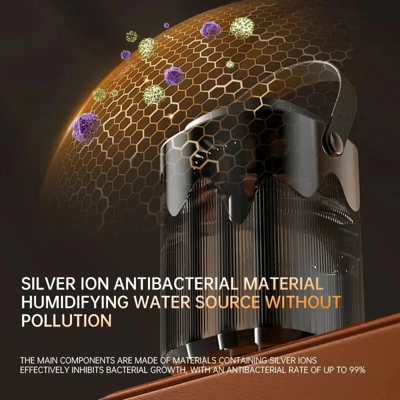 3L air humidifier 2400mah charging USB three nozzle aromatic essential oil diffuser 240820