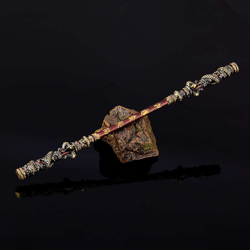 Black Myth: WuKong Sun Wukong Monkey King Bar Game Anime 22cm Metal Swords Katana Model Ornament Crafts Gifts Toys