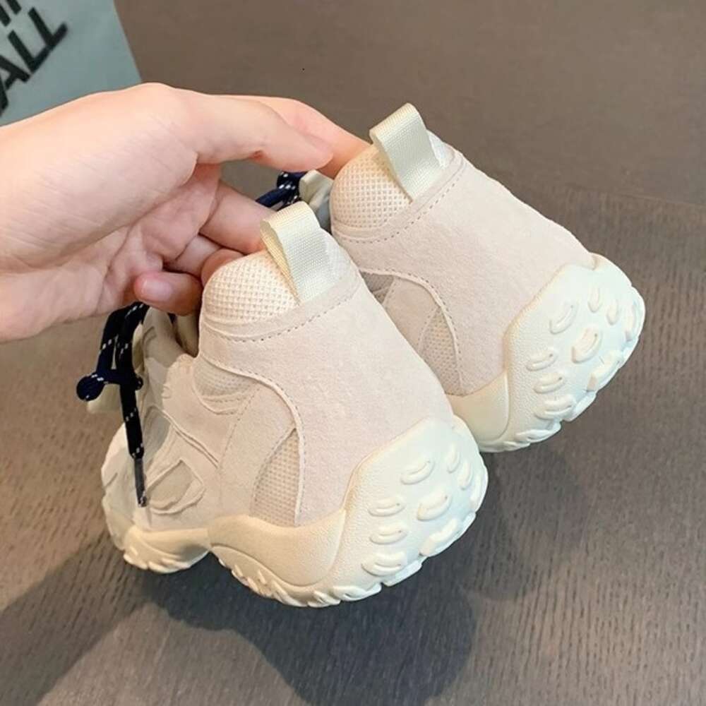Ddmysports Grape Mom S Classic Soft Soled Leather Board With Raised Height Round Toe Patchwork Breathable Mesh German Training Forrest Gump Shoes OUTD