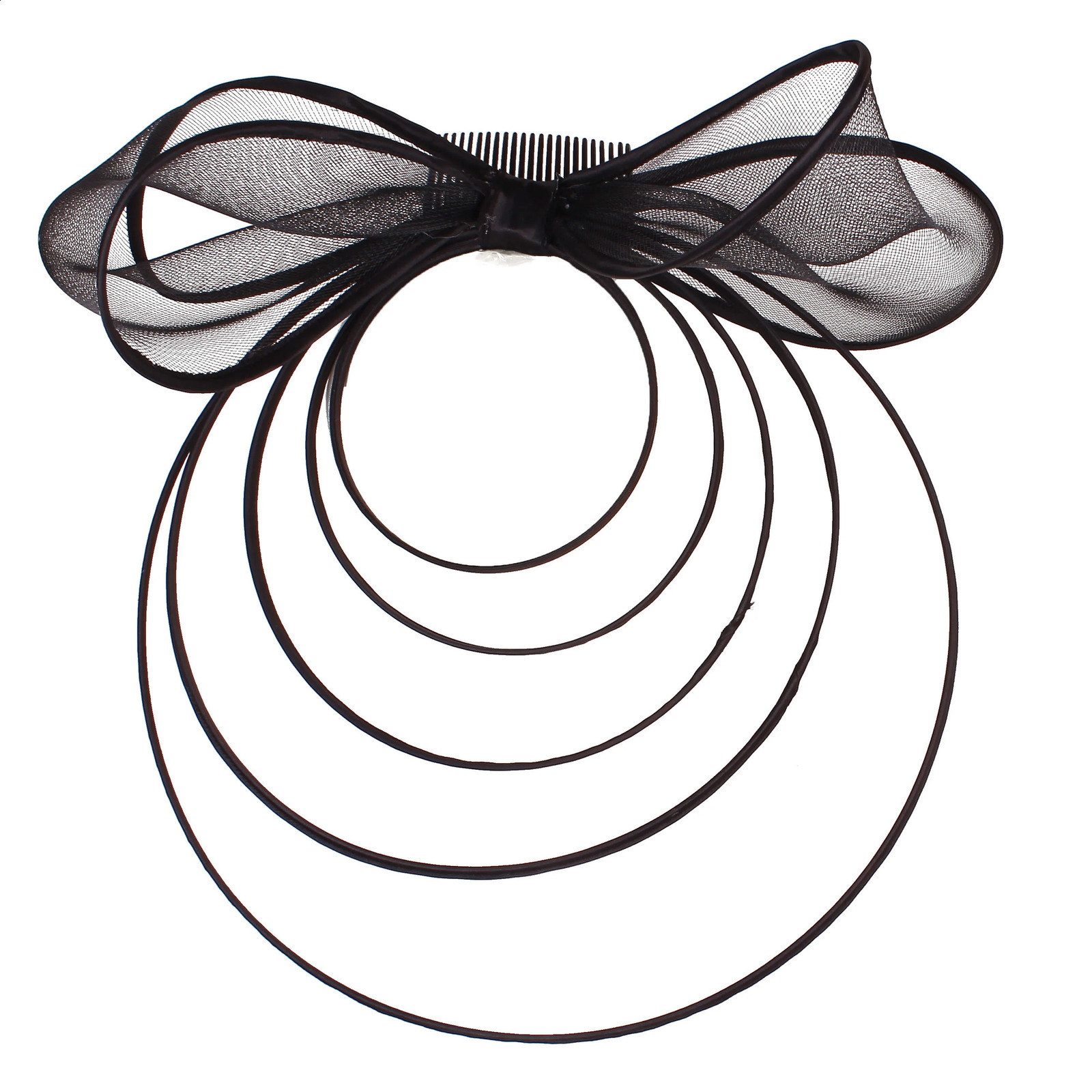 Big Fascinators Hat For Women Weddings Amazing Headwear With Bow For Party Kenducky Royal Asscot Pillbox Cap Hair Clip Bride 240808