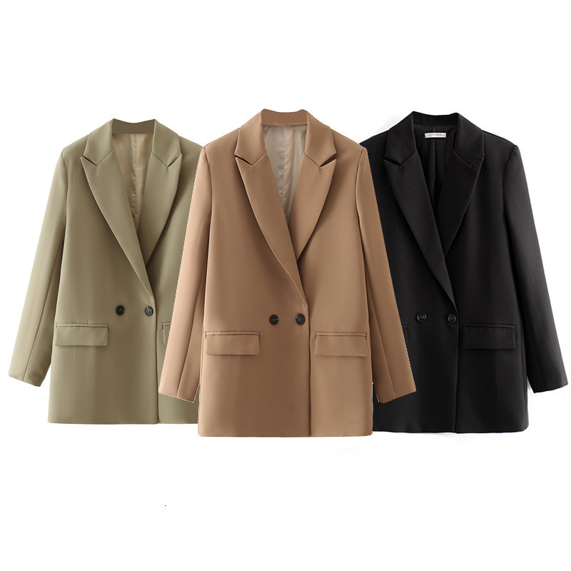 2024 Spring and Autumn New Style Fashion Casual Light Grey Suit Coat Women's A8PS27372