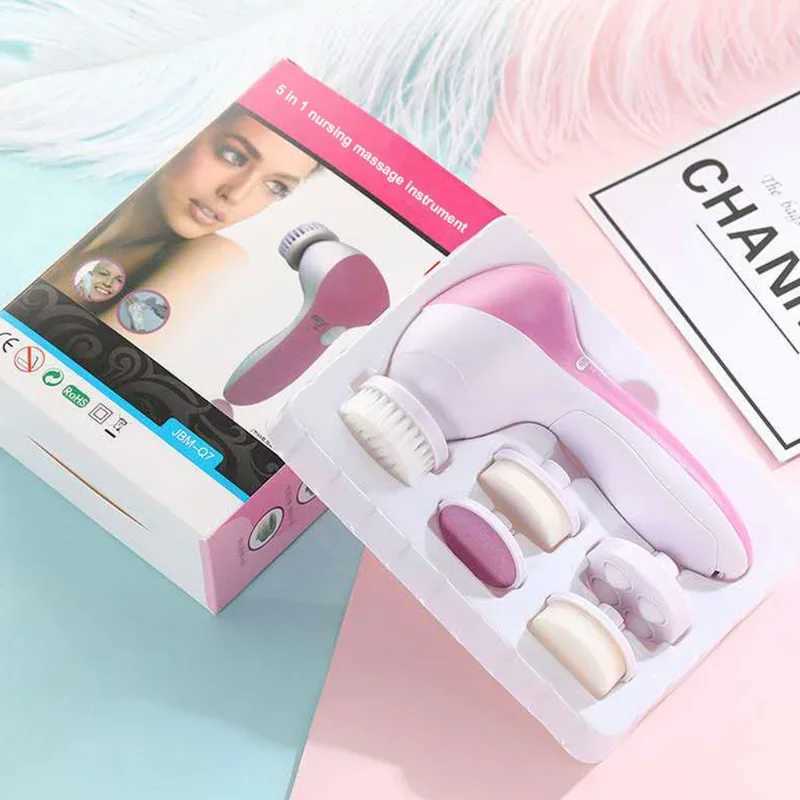 Waterproof Facial Spa System Facial Cleansing Brush Rechargeable Facial Cleansing Spinning Brush Set Y240821