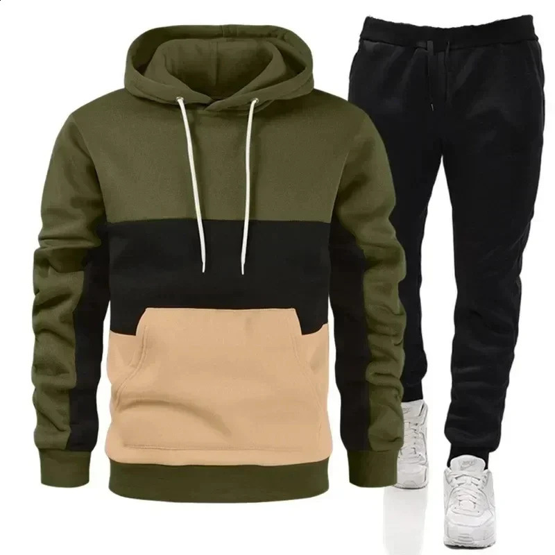 Mens Sweatshirt or Pants Casual Sportswear Patch High Quality 2 Pieces 240821