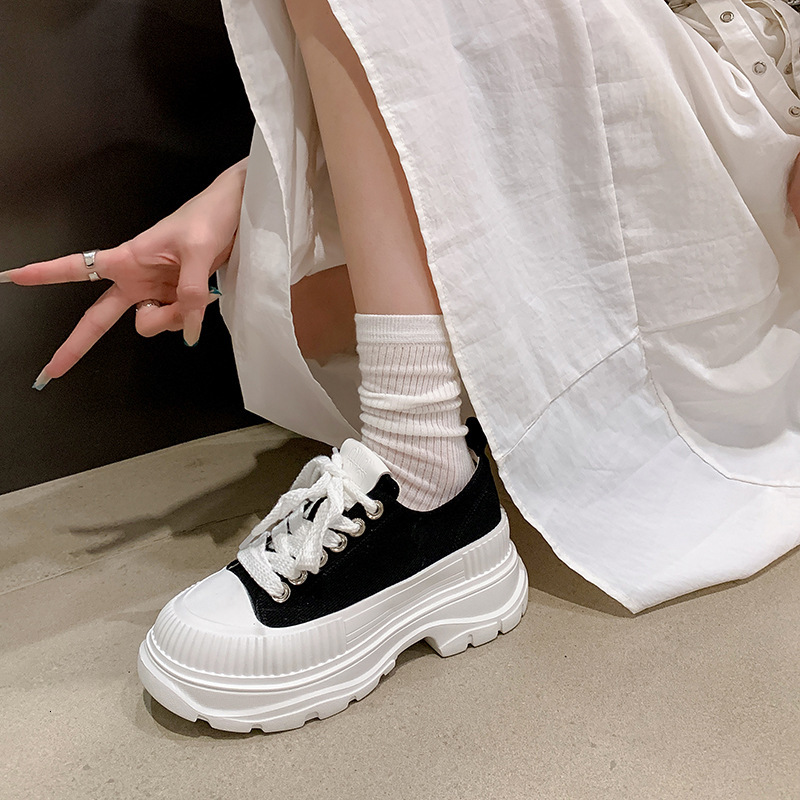 Ddmysports Grape Mom Same Versatile Spring Summer Eightened Thick Sole Little White Couple Dad Igh Top Sports Shoes Female OUTDOOR