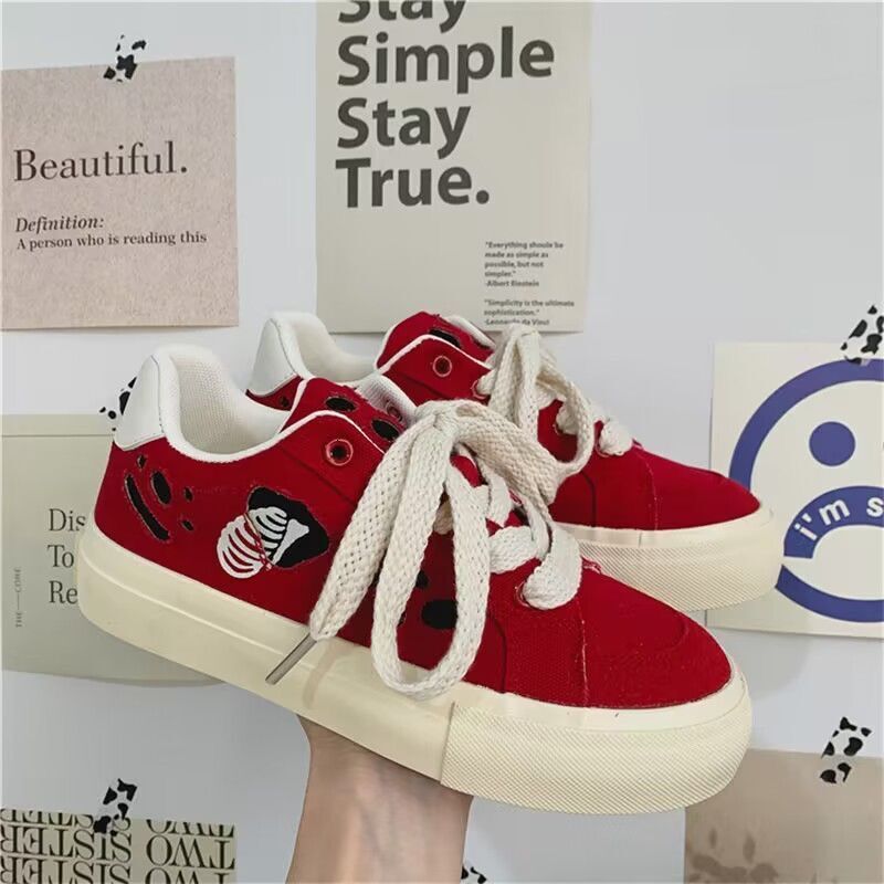Ddmyoutdoor Niche Canvas Thick Sole New Autumn Women S Breathable Student Casual Sports Board Shoes OUTDOOR