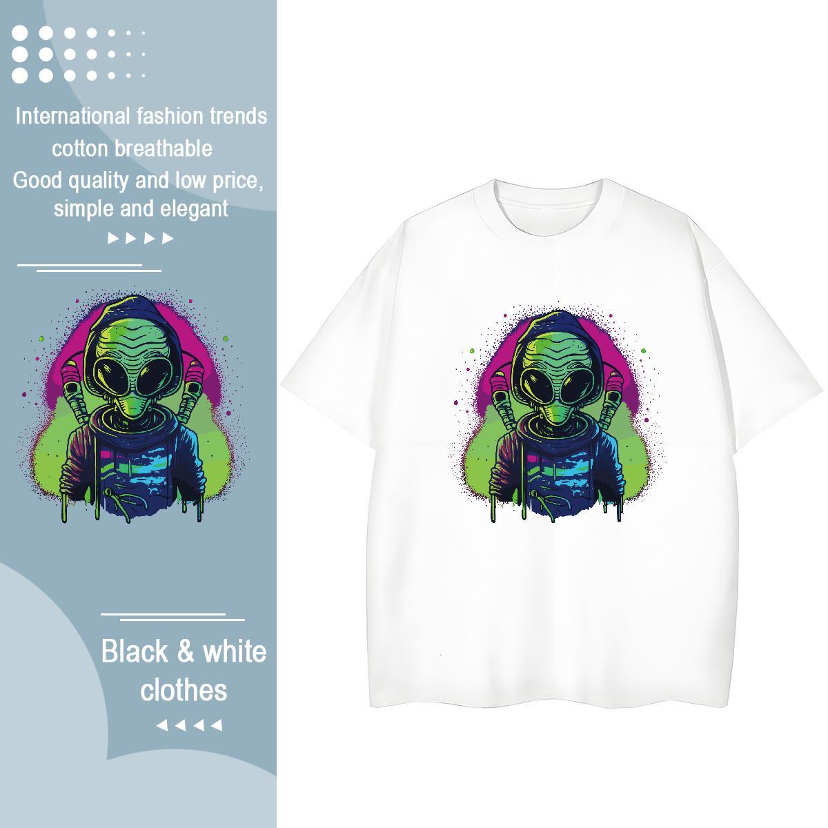 Designer Womens T Shirts Breathable Short Sleeve 100% Cotton 230g Women Tees Custom Print Plus Size ET Hip Hop 5A Clothes