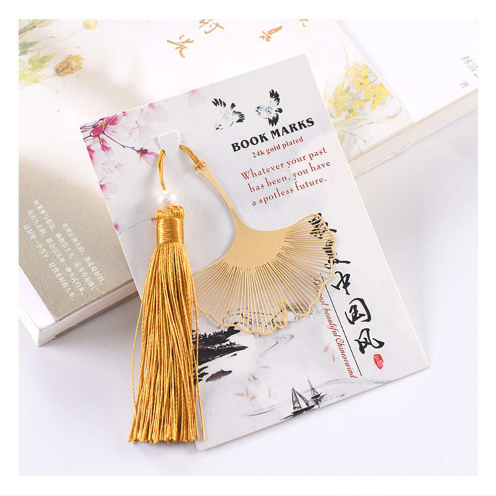 Fresh Yellow Hollow Metal Bookmark - Unique Cultural Creativity & Perfect Student Gifts