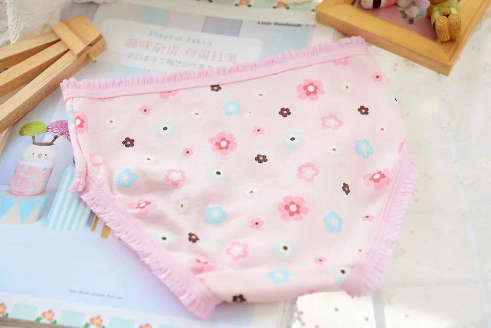 Wholesale(10pcs/lot) Cartoon Design Underwear For Children Kid 100% Cotton Girls Shorts Underpants Knickers 2 4 6 8 10 Years Y240821