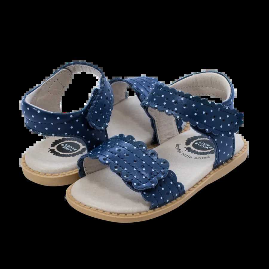 Tipsietoes childrens Posey style suitable for girls sandals low heels real leather baby filling party dress shoes childrens summer W240821