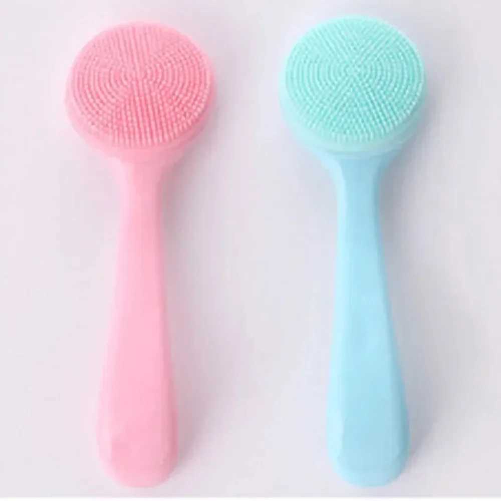 Soft Silicone Facial Cleansing Brush Facial Wash Face Scrub Deep Clean Brush Face Massage Clean Brush Beauty Skin Care Tools Y240821