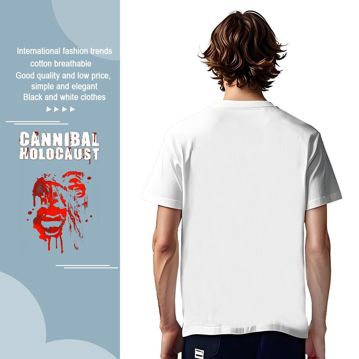 Fashion New Blody Men Tees 230g Cotton Mens T Shirts DIY Printed Beach Short Sleeve O-Neck Soft Tshirts