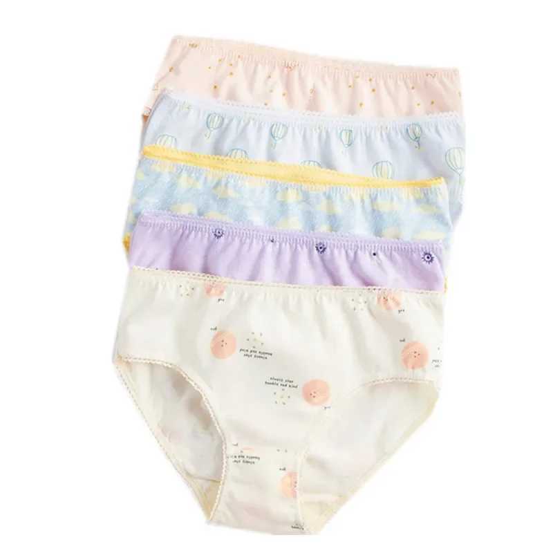 12pcs/Pack Baby Girls Underwear Cotton Panties Kids Short Briefs Children Underpants Y240821